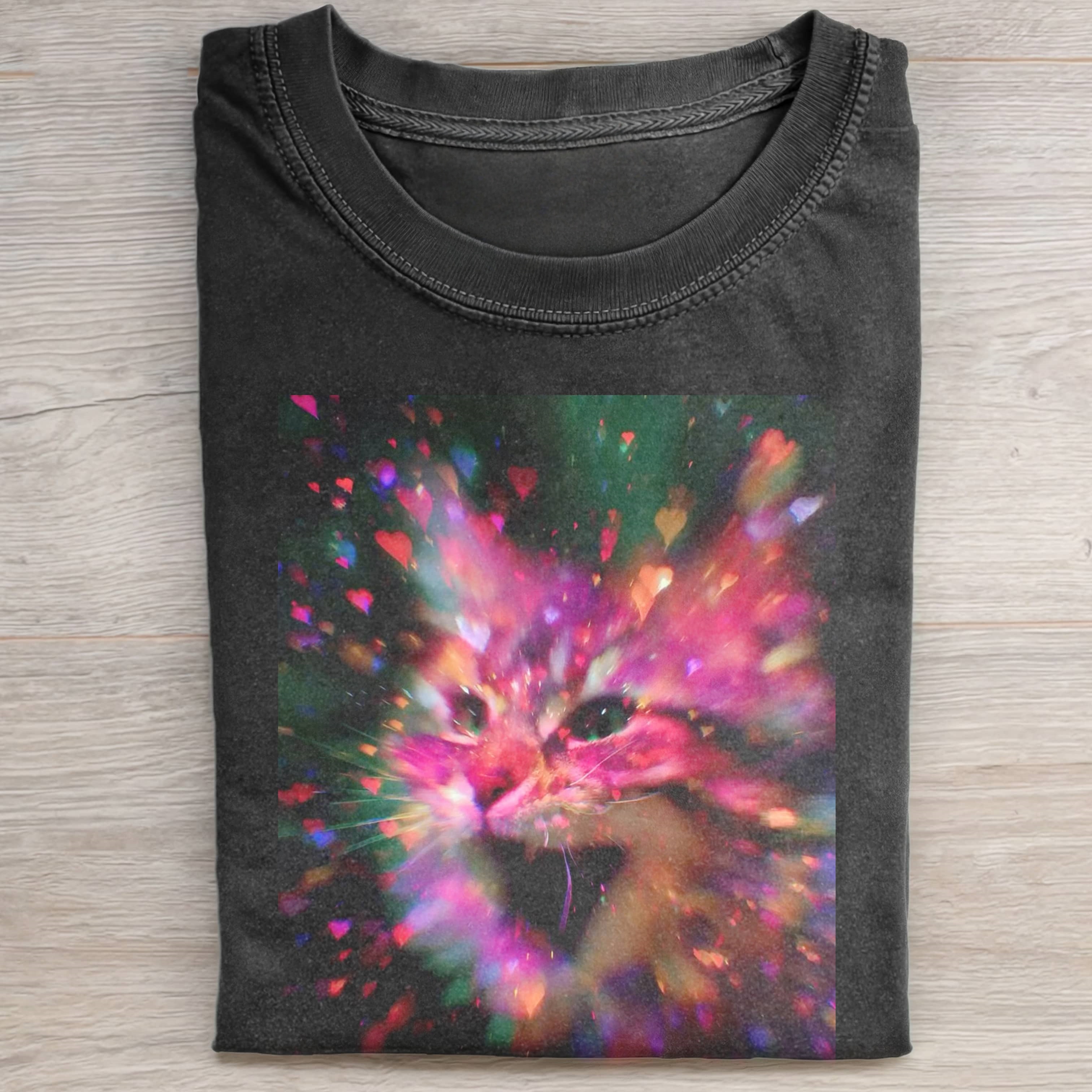CUTE CAT VALENTINE'S DAY T-SHIRT