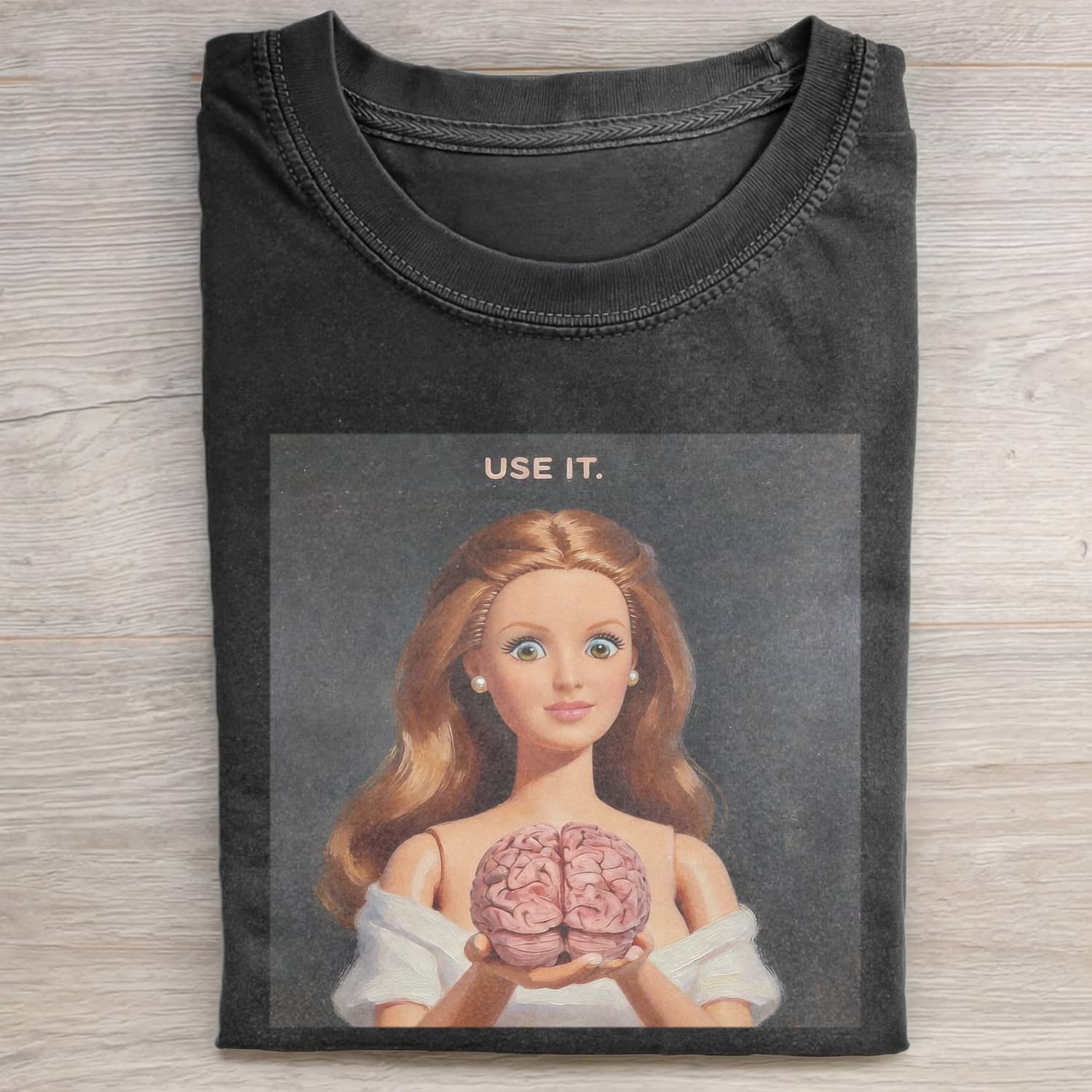 Funny Doll FaceCORE MEME MOOD ICON TEE - Vintage Washed Apparel by VanceMade