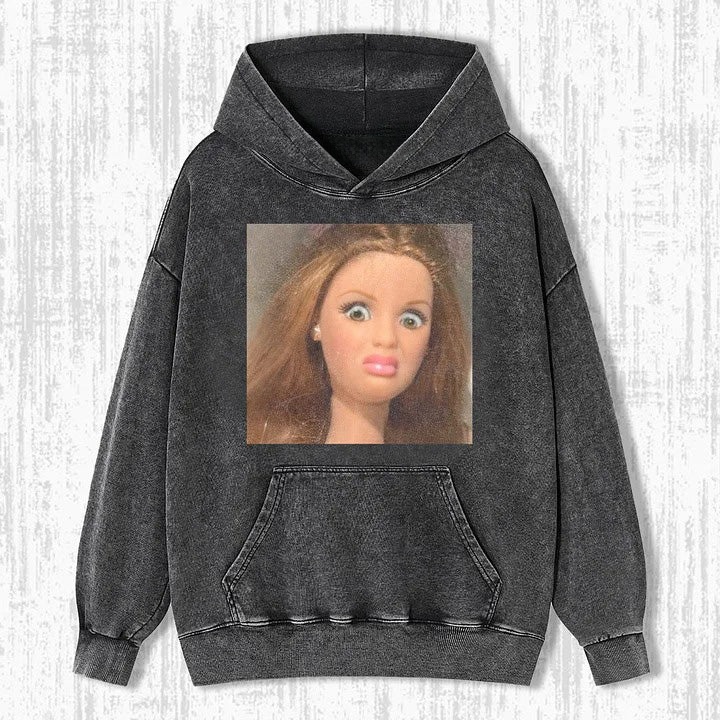 Funny Doll Face GIRL MEME SWEATSHIRTS & HOODIES