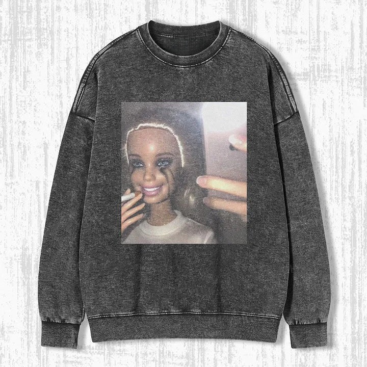 DOLL GIRL MEME SWEATSHIRTS & HOODIES
