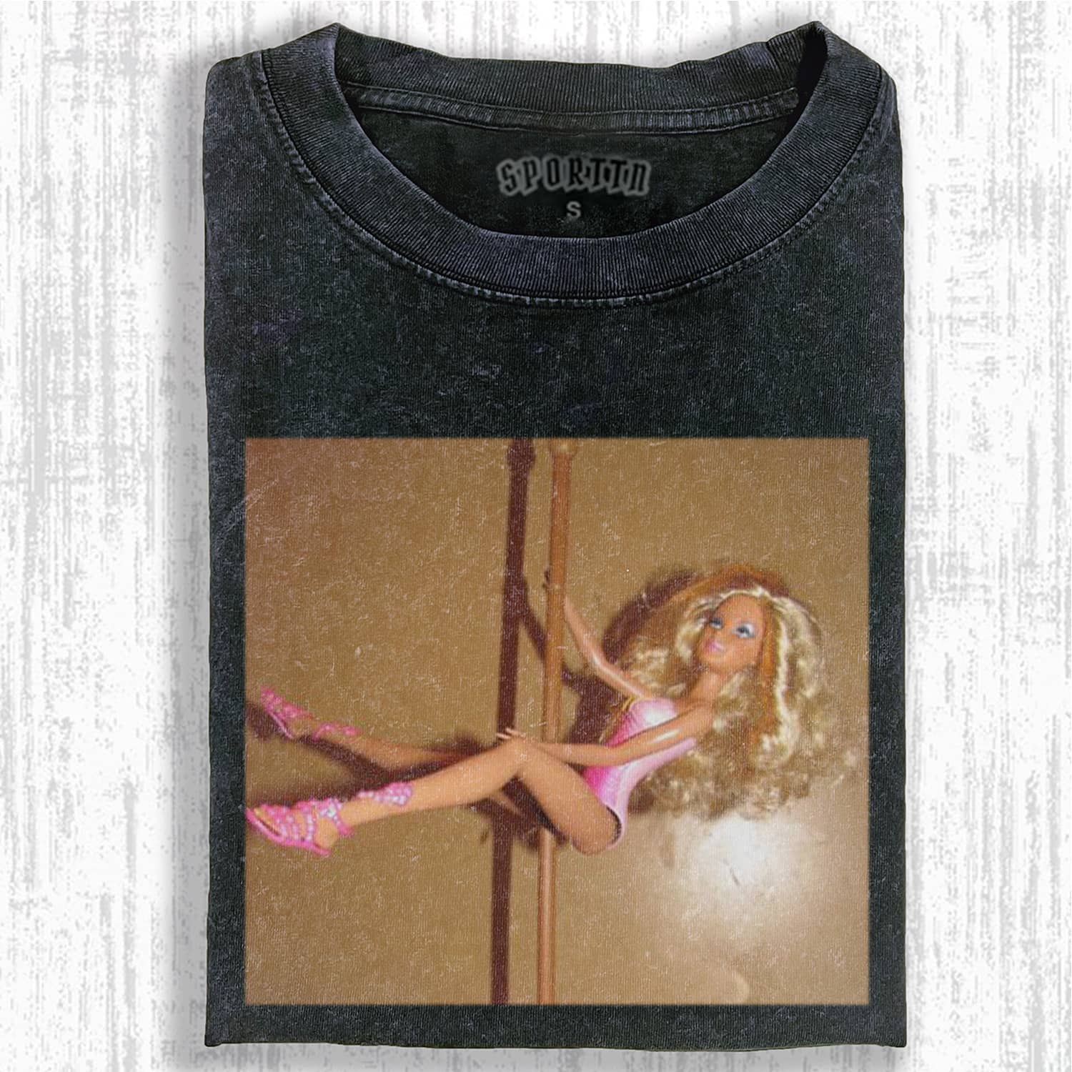 Funny Doll Face GIRL MEME T-SHIRT - Vintage Washed Apparel by VanceMade