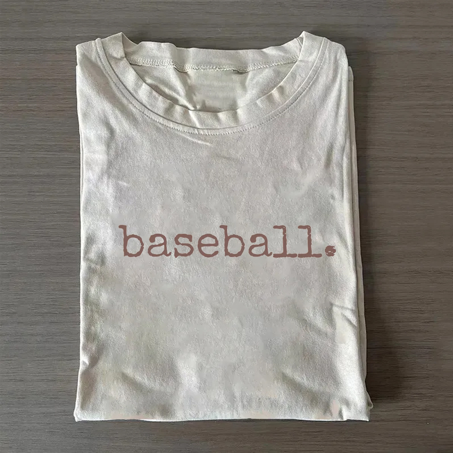 Retro Baseball T-shirt - Vintage Washed Apparel by VanceMade