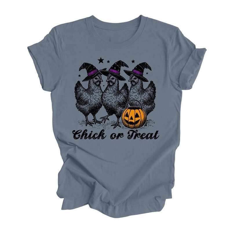 Witch Chicken Chick Or Treat T‑Shirt