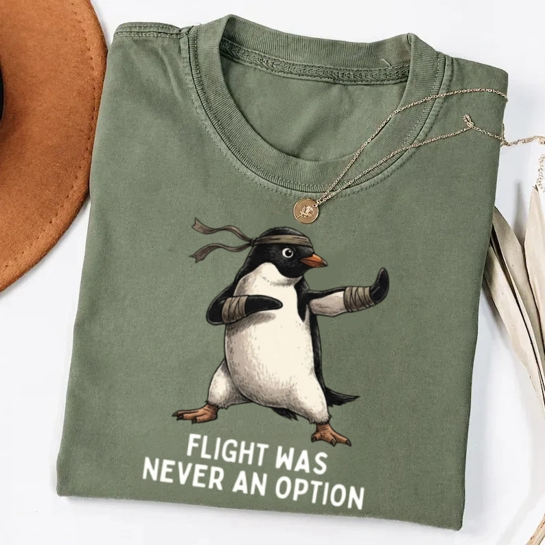 Flight Was Never An Option Graphic T-Shirt