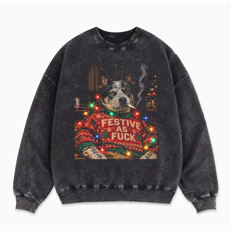 Funny Christmas Blue Heeler Sweatshirt