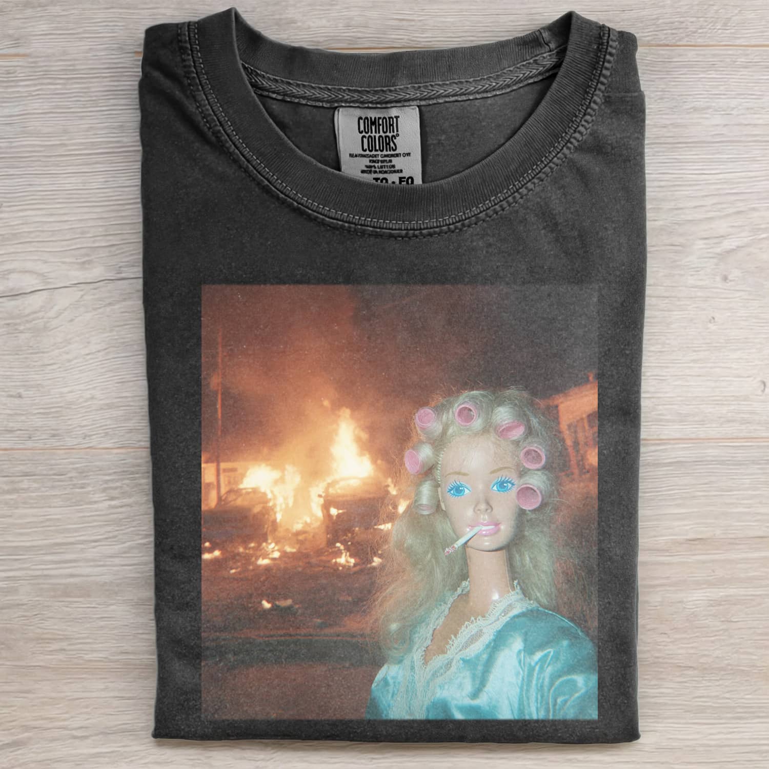 Funny Doll FaceCORE MEME MOOD ICON TEE - Vintage Washed Apparel by VanceMade