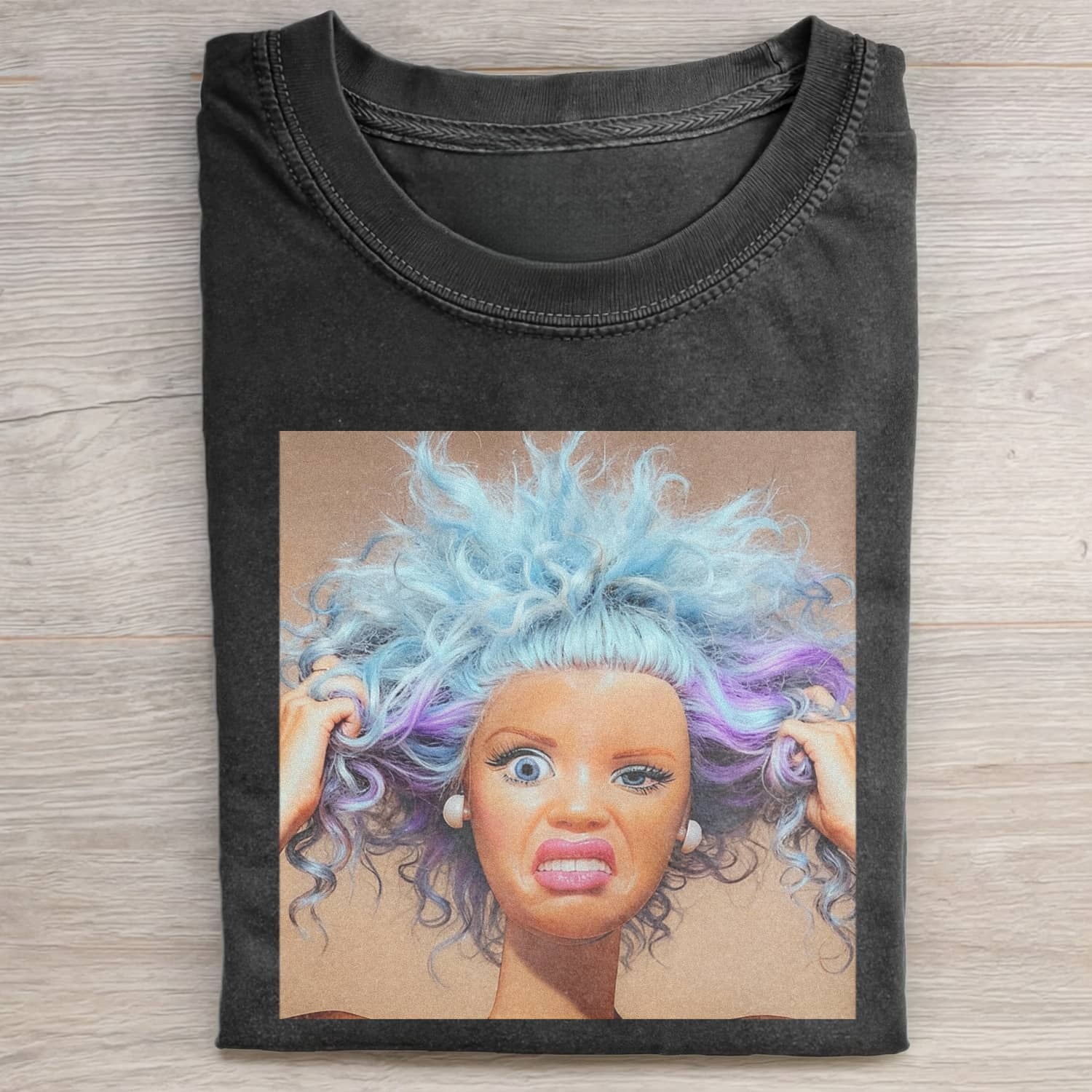 Funny Doll Face MEME ICON TEE