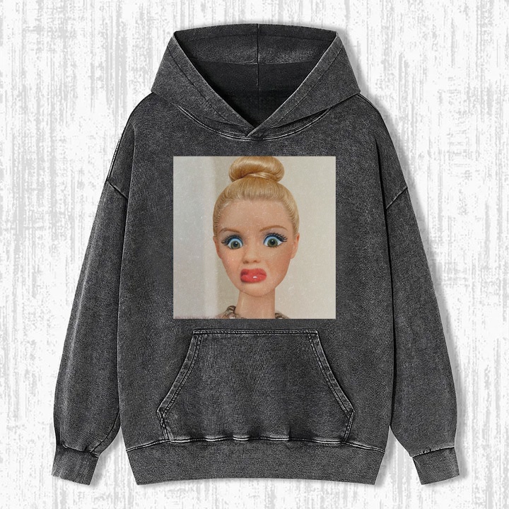 Funny Doll Face GIRL MEME SWEATSHIRTS & HOODIES