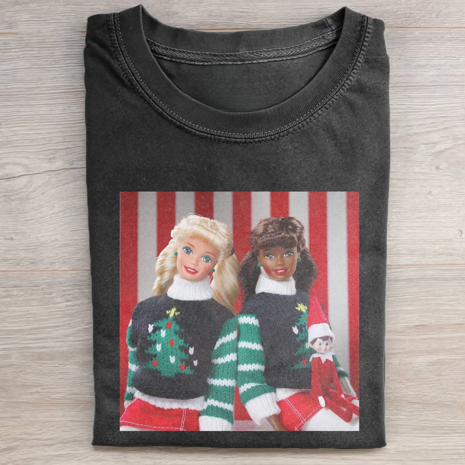 CHRISTMAS Funny Doll Face T-SHIRT