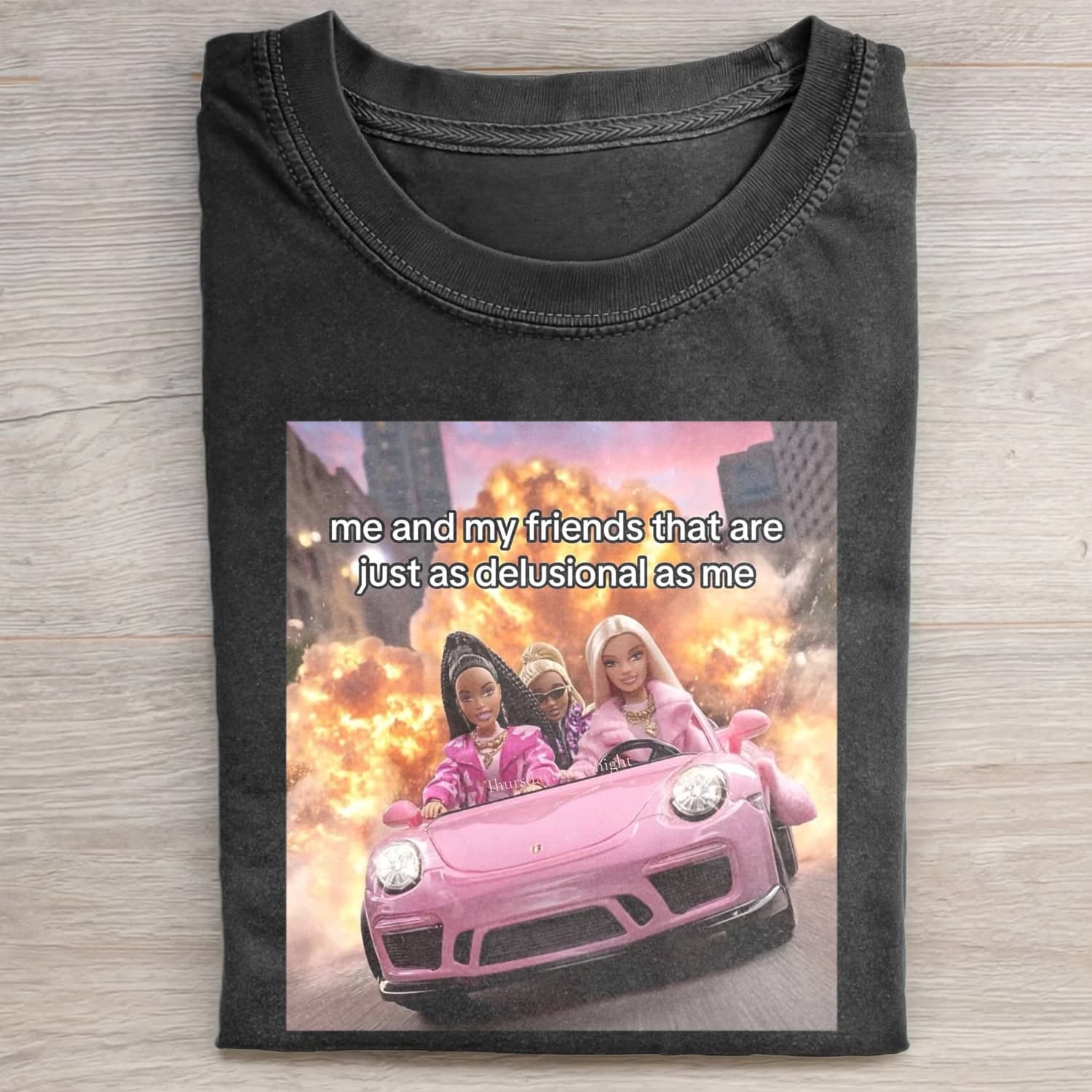 Funny Doll FaceCORE MEME MOOD ICON TEE