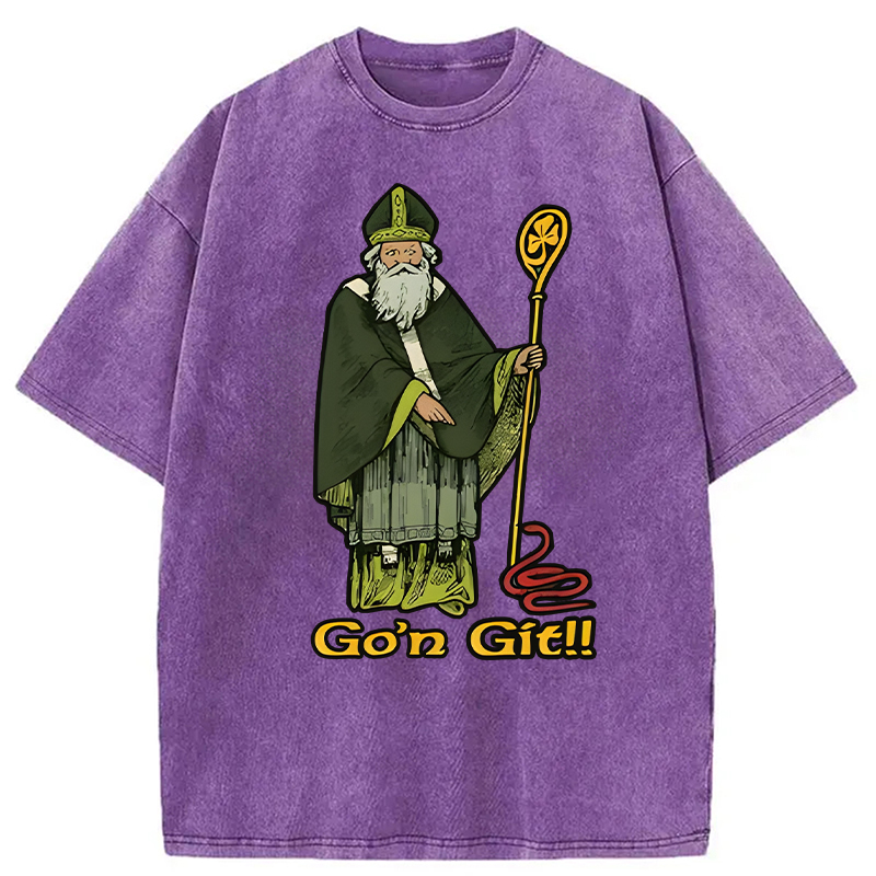 Funny Go'n Git Washed T-Shirt - Vintage Washed Apparel by VanceMade