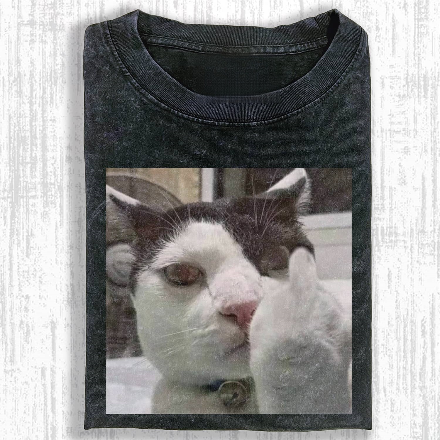 Wacky Cool Cat Middle Finger T-shirt