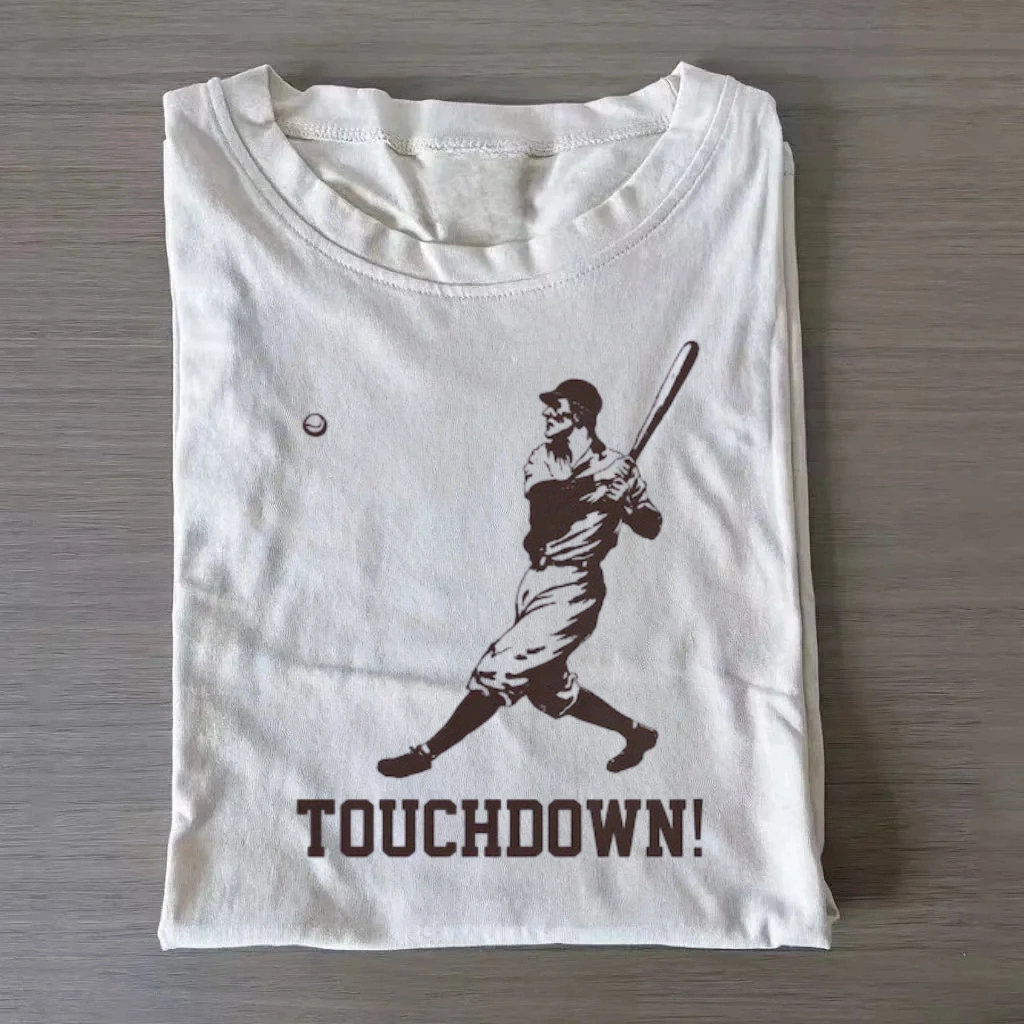 Touchdown Baseball Football T-Shirt
