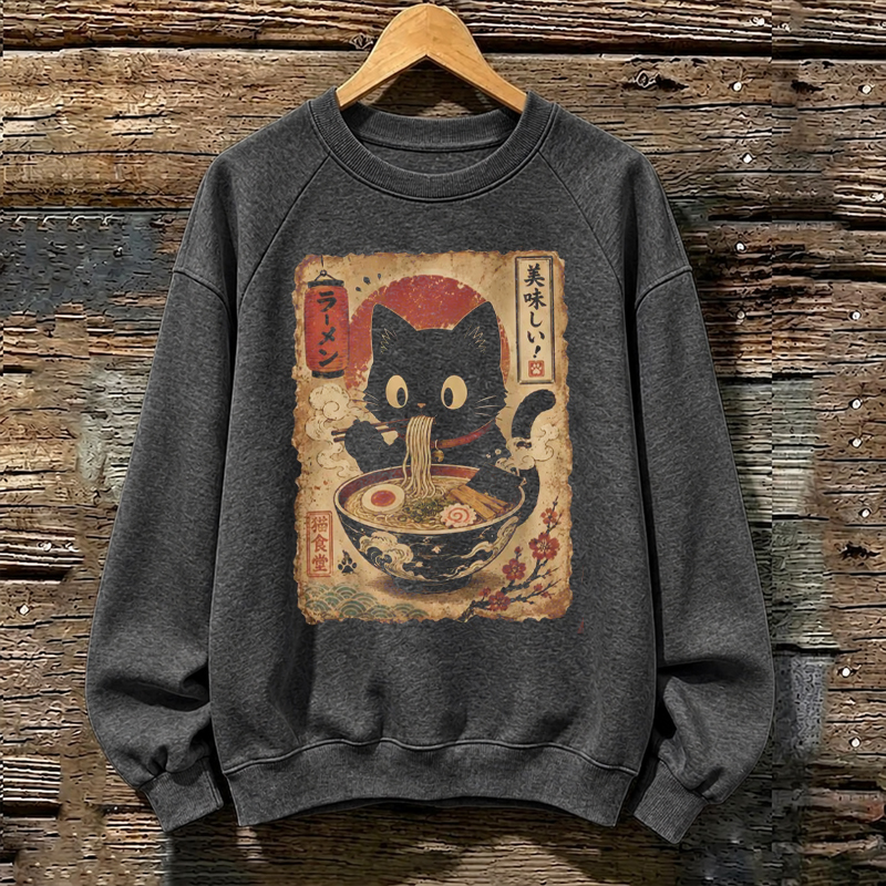 Ramen Cat Sweatshirt