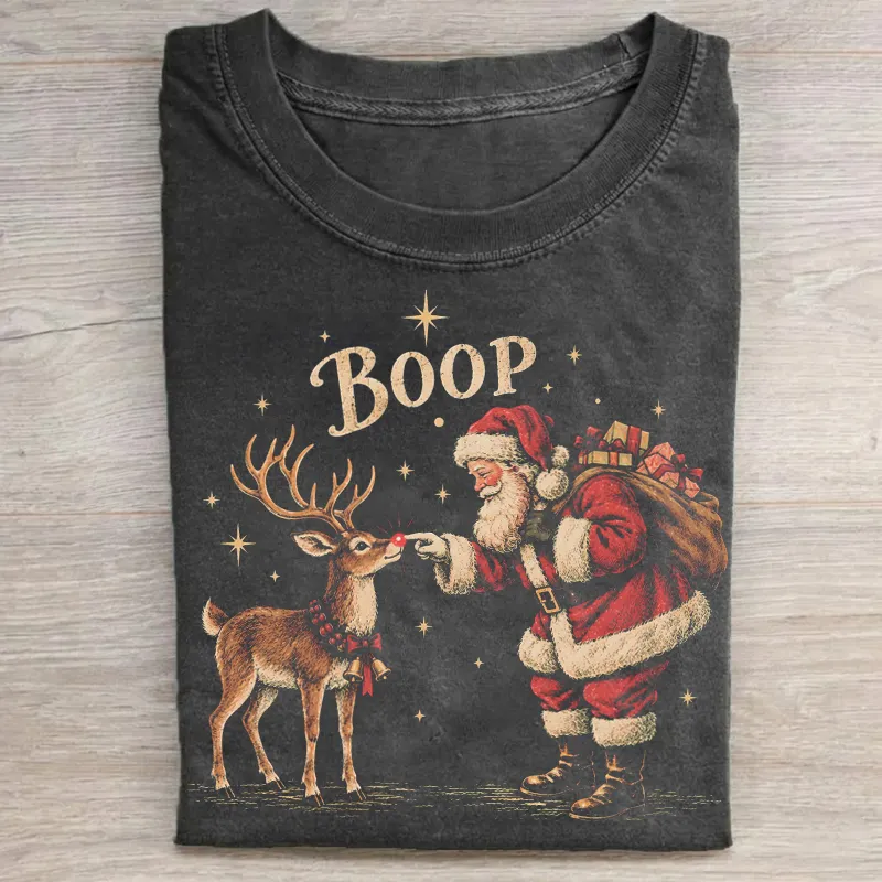 Vintage Santa Rudolph Christmas T-shirt/Sweatshirt