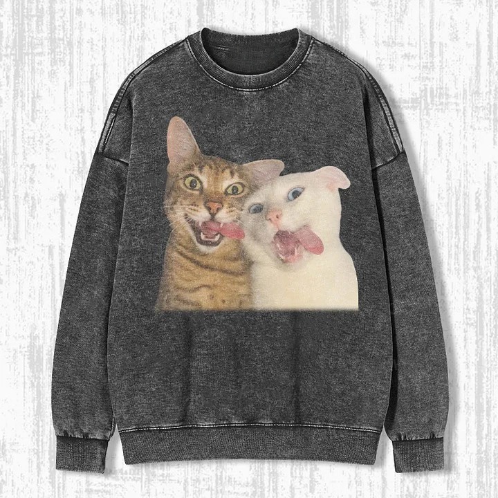 WACKY CAT SWEATSHIRTS & HOODIES