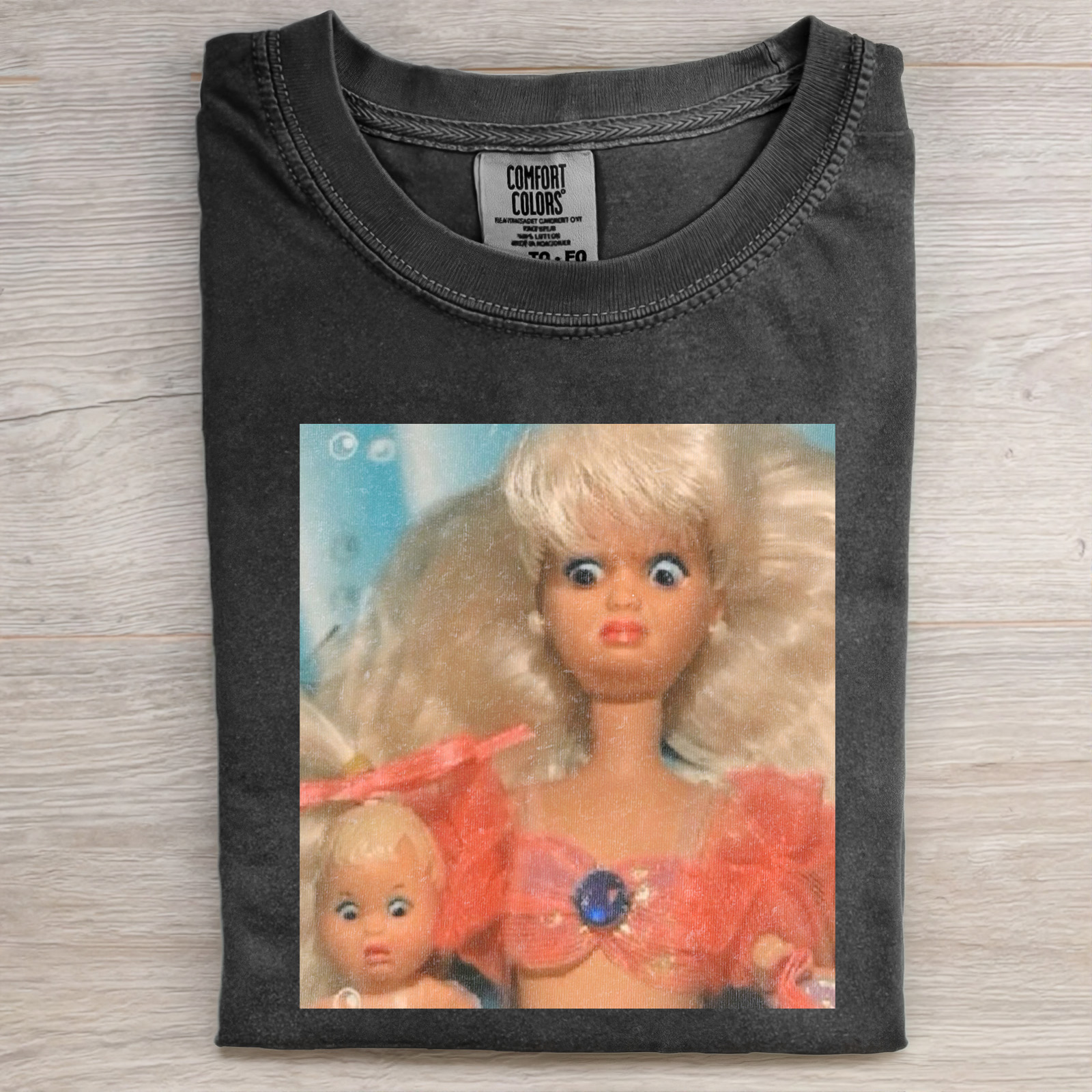 DOLL GIRL MEME T-SHIRT. 7.15 - Vintage Washed Apparel by VanceMade