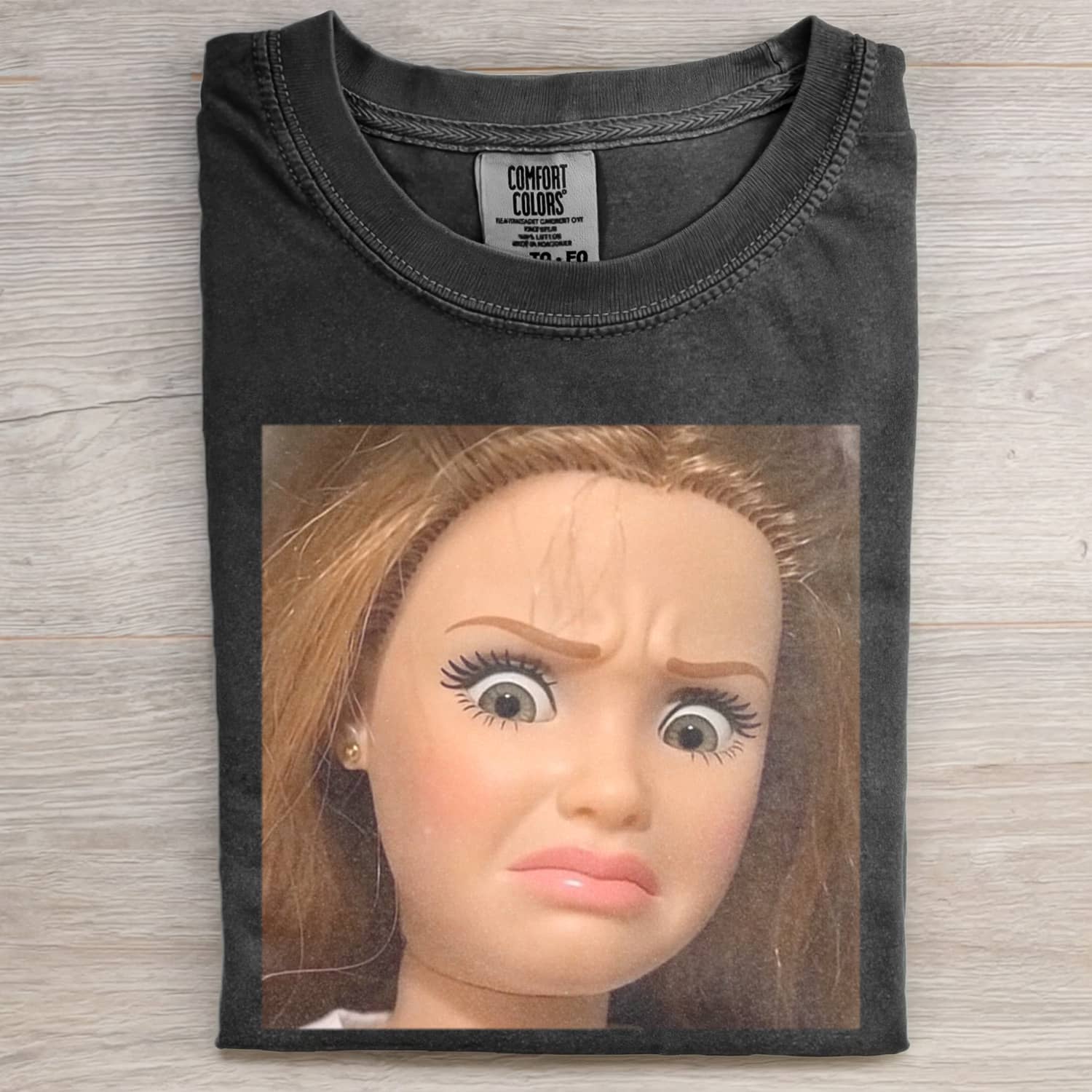 ShawnCraft® Official: Funny Doll FaceCORE MEME MOOD ICON TEE - Premium Breathable Cotton Apparel