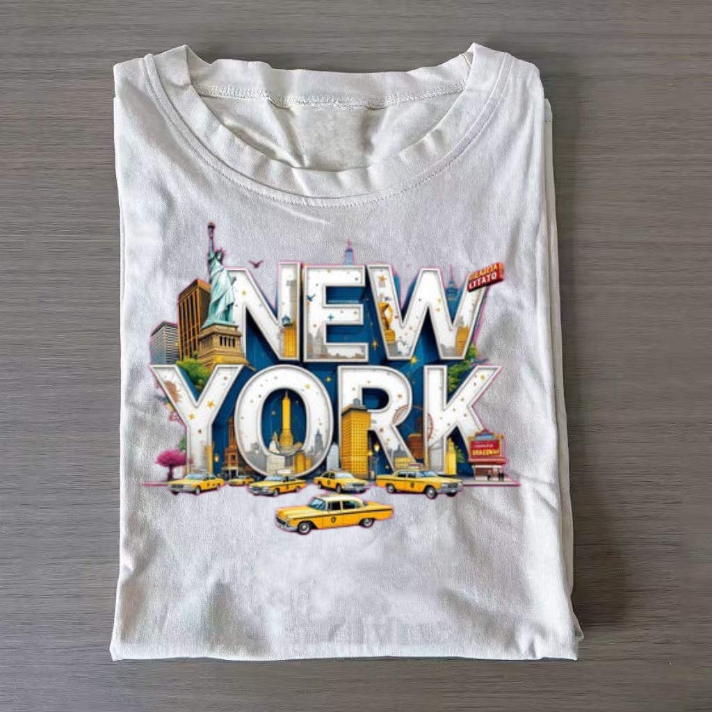 Vintage New York Icon Landmark Graphic T-shirt