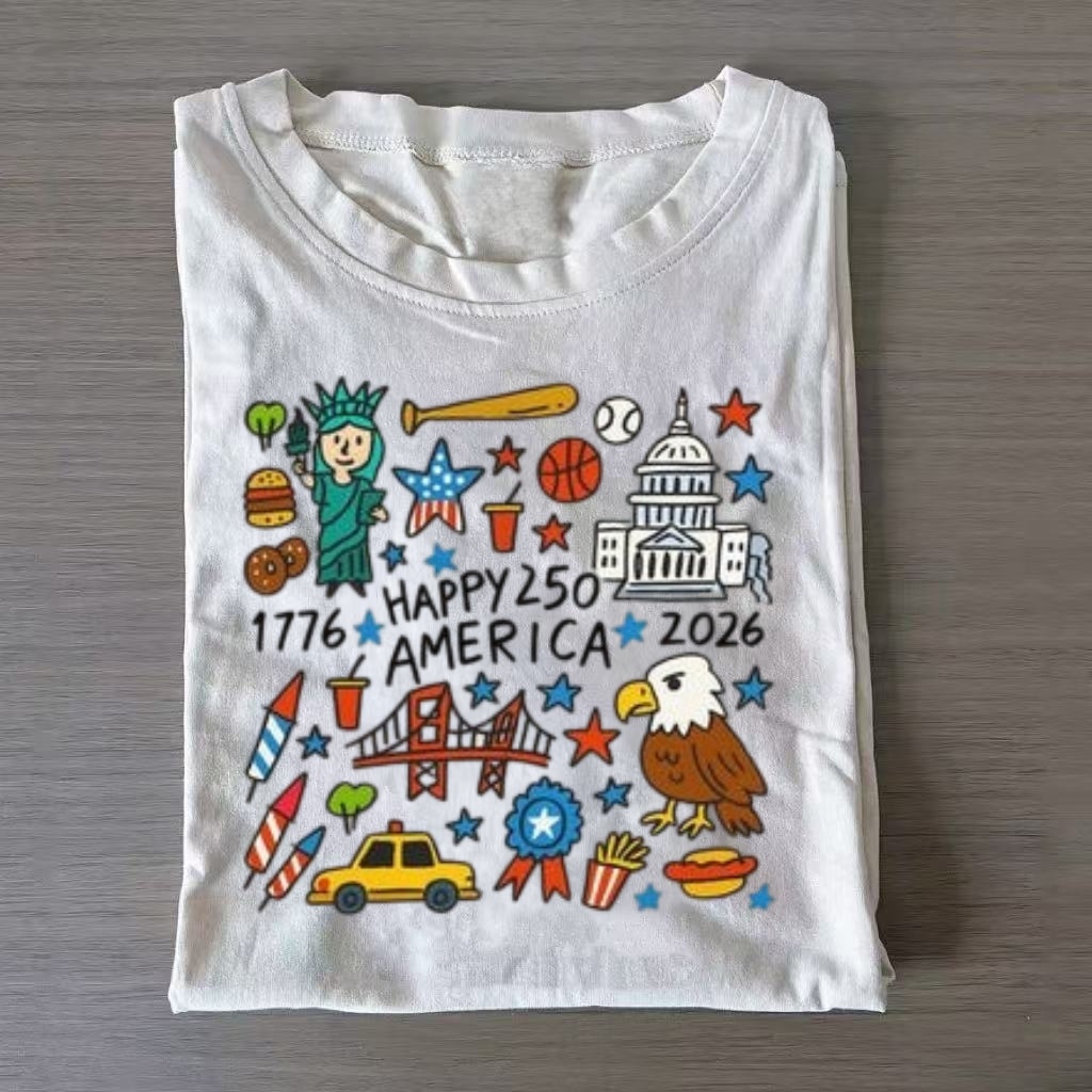250th Anniversary Doodle Art T-Shirt