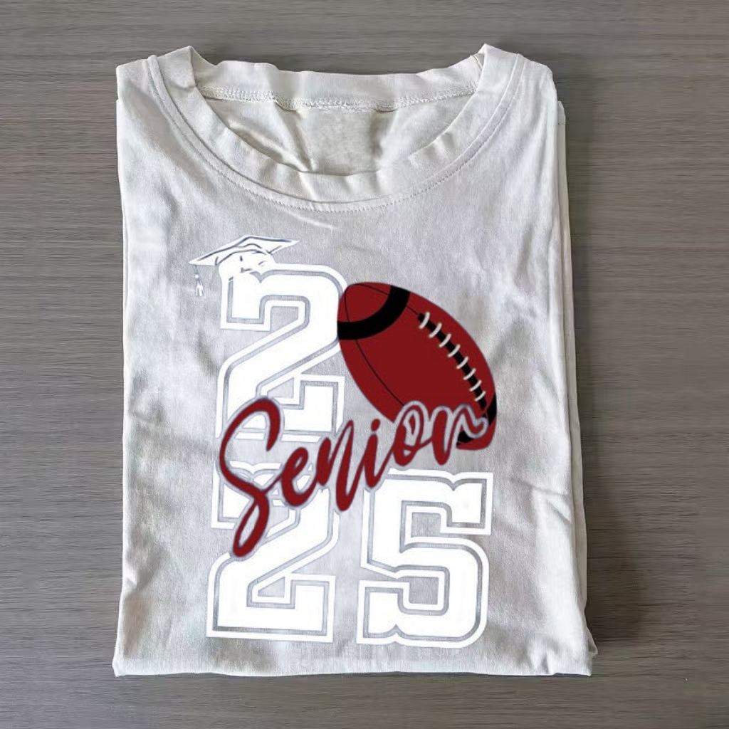 2025 Senior Football Graduation T-Shirt