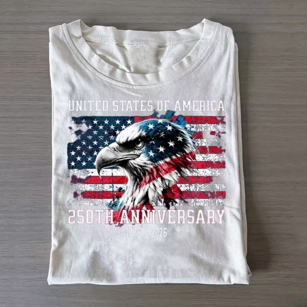 Bald Eagle 250th Flag T-Shirt