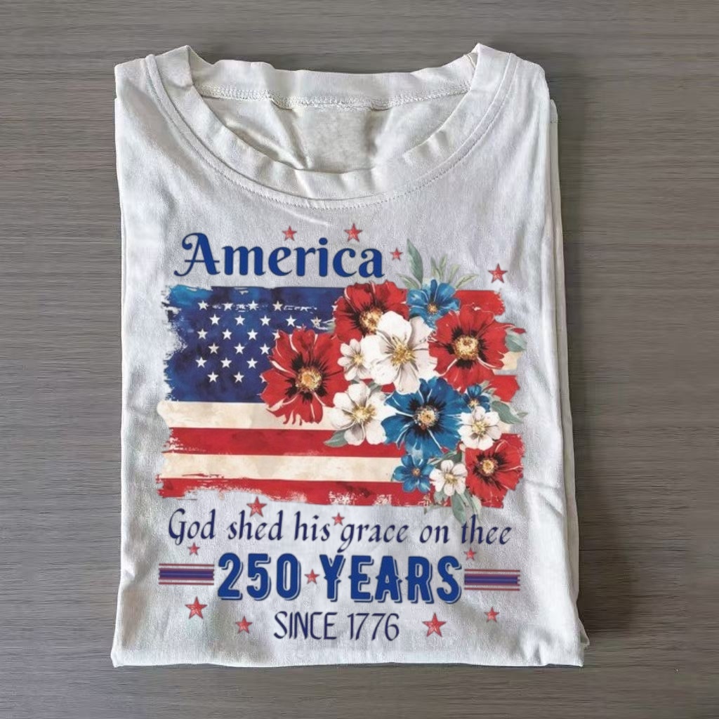 Floral Flag 250th T-Shirt