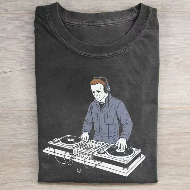 Michael Myers Dj Halloween Party T-shirt