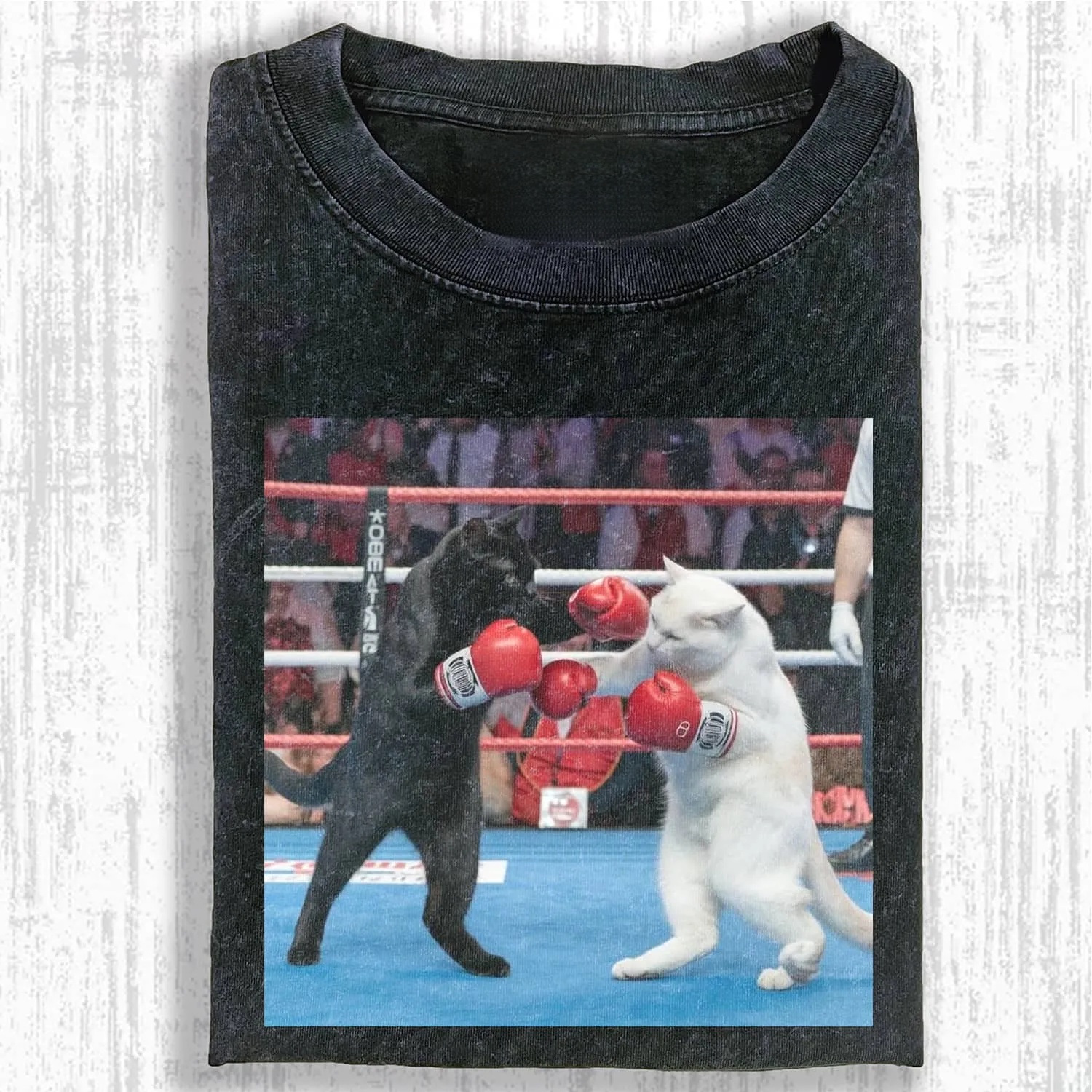 BOXING CAT MEME T-SHIRT