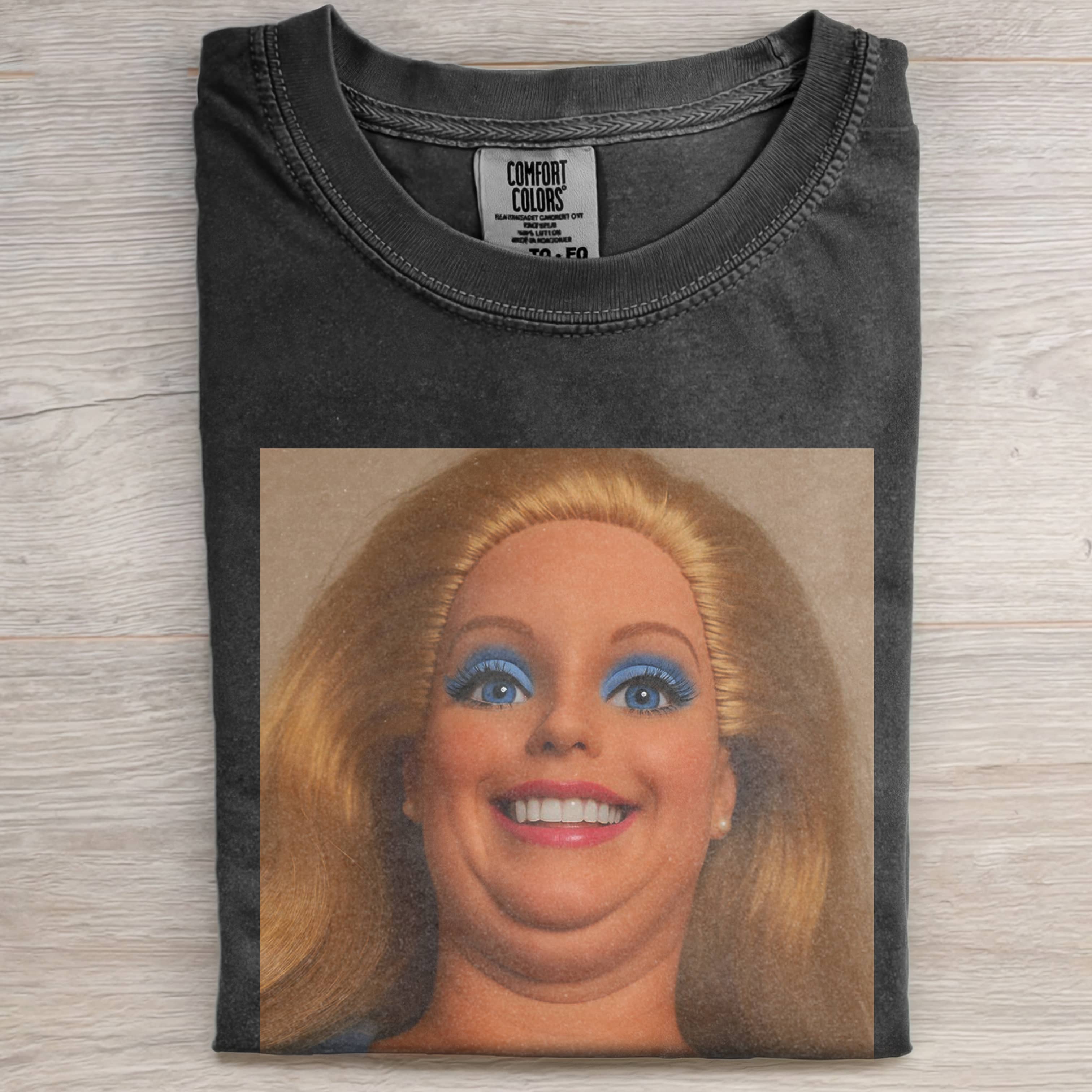 FAT Funny Doll FaceCORE T-SHIRT - Vintage Washed Apparel by VanceMade