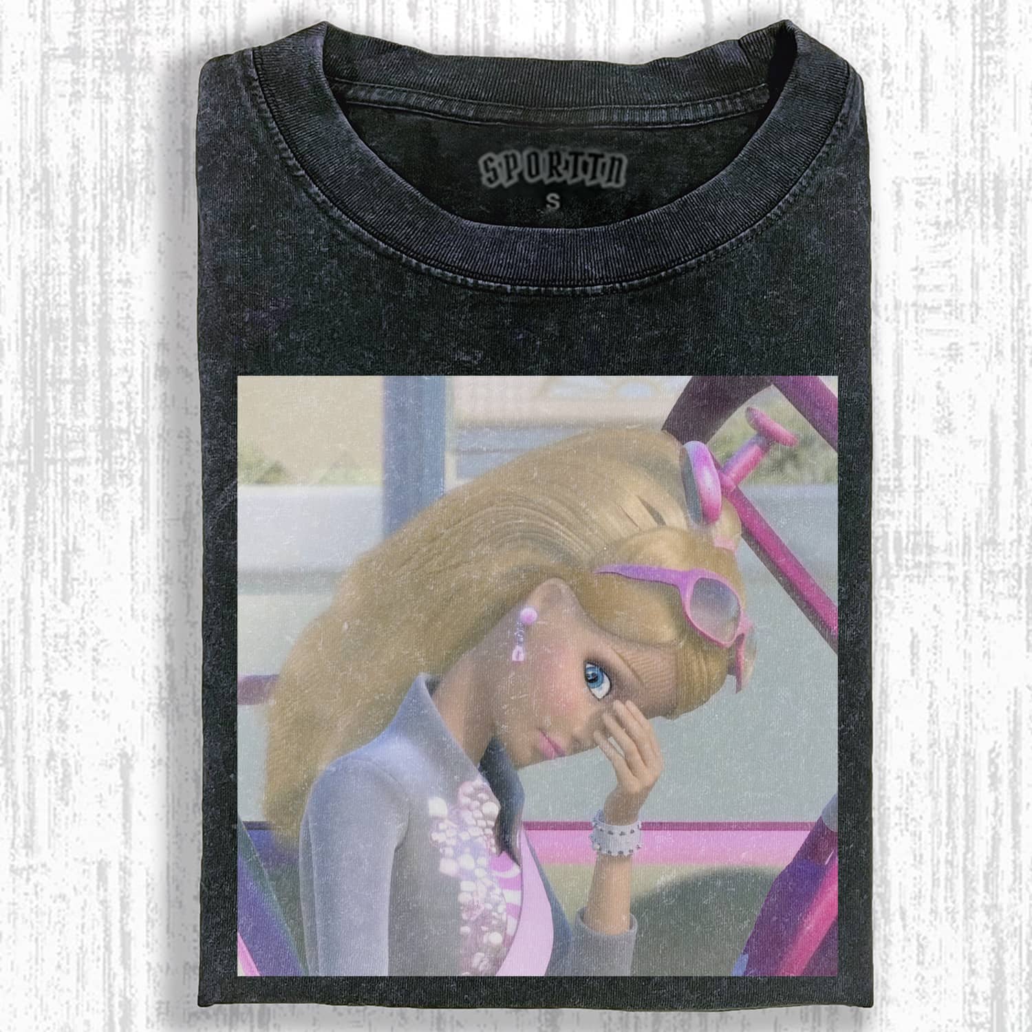 DOLL GIRL MEME T-SHIRT - Vintage Washed Apparel by VanceMade