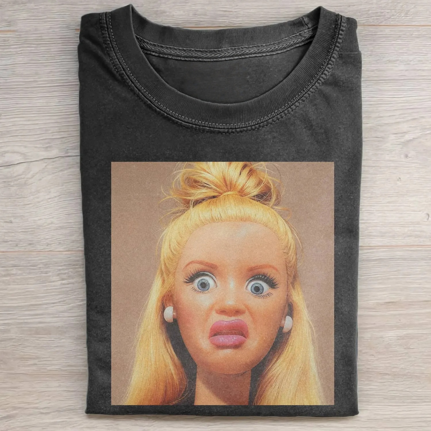 Funny Doll Face MEME ICON TEE