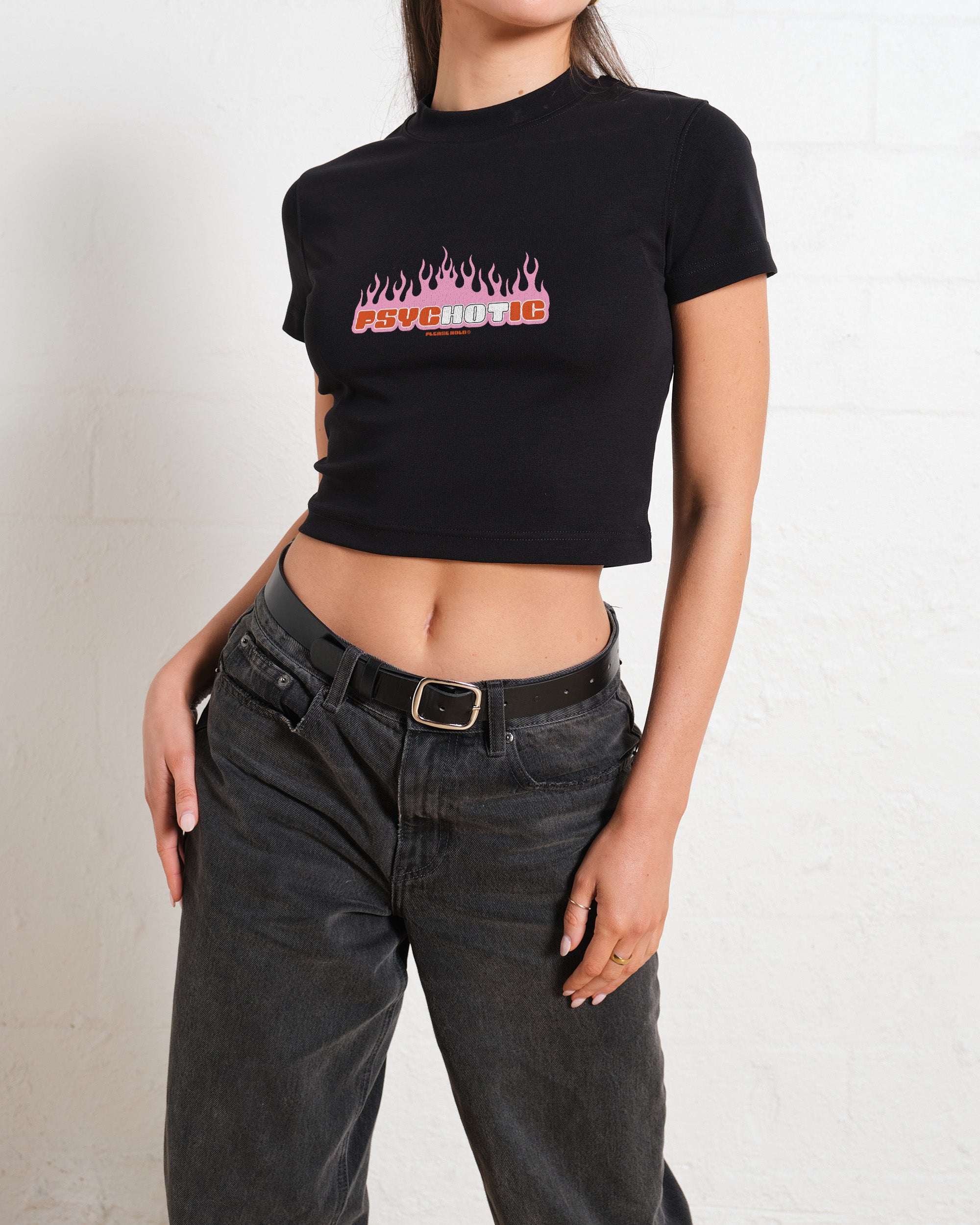 Psychotic Baby Tee - Vintage Washed Apparel by VanceMade