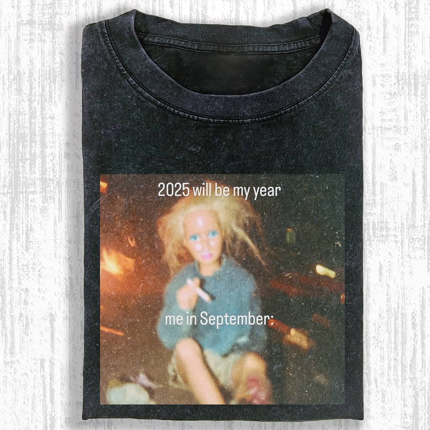 Funny Doll Face MEME ICON TEE
