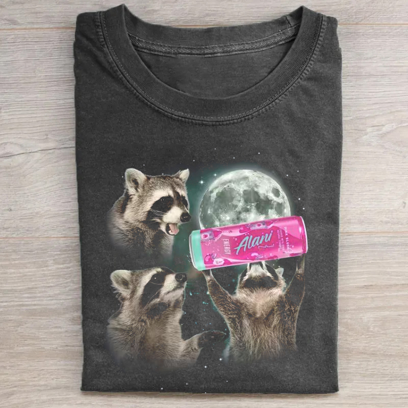 Funny Raccoons T-shirt-Vance