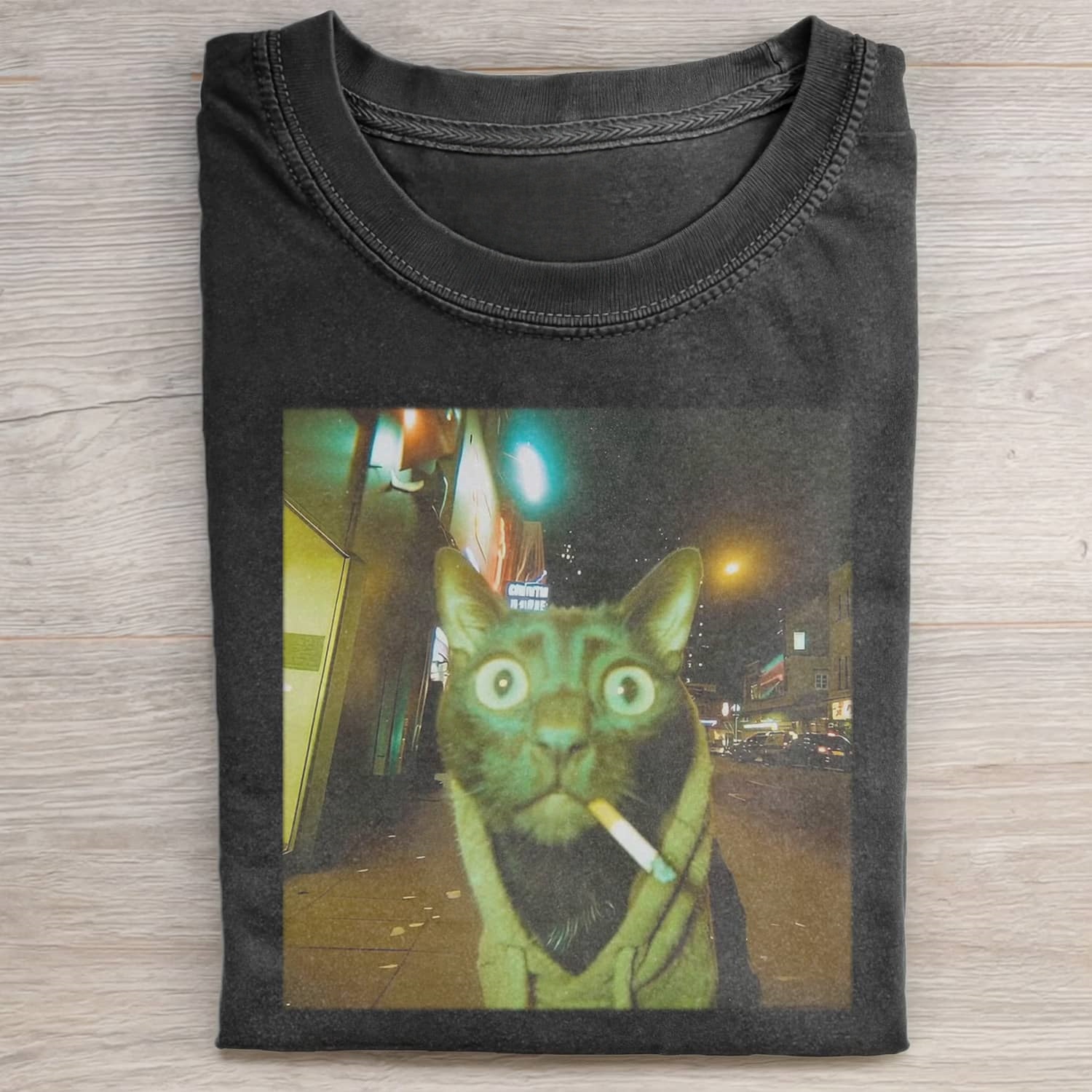 CAT MEME MOOD ICON T-SHIRT