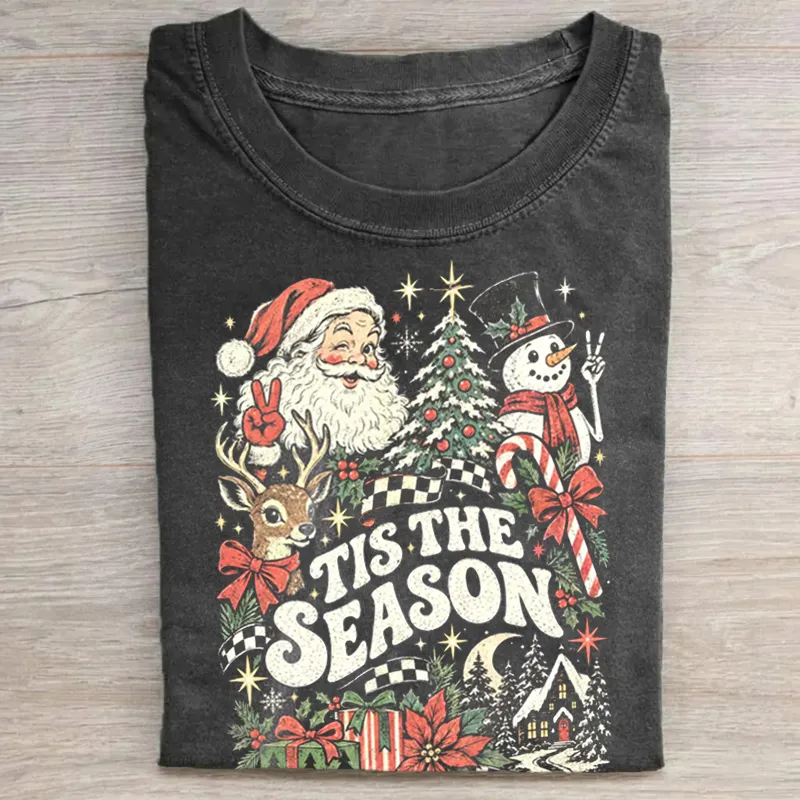 Retro Christmas T-shirt