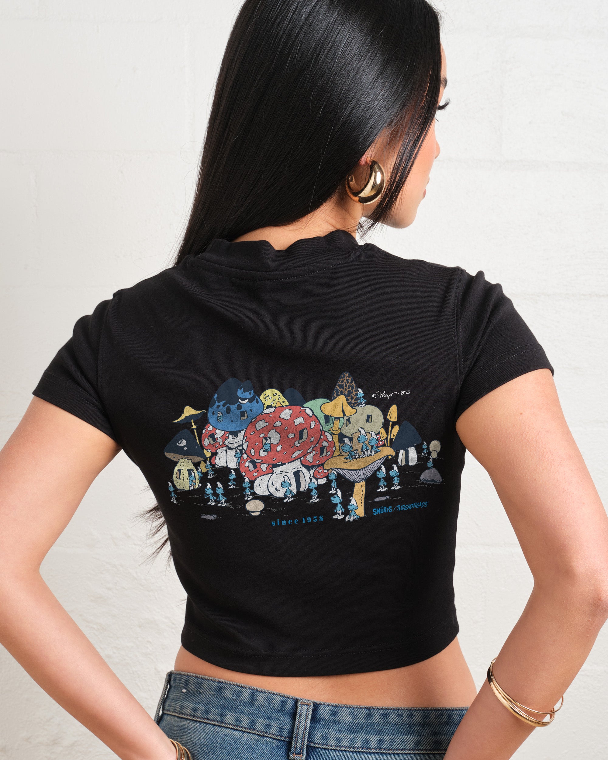 The Vintage Village Baby Tee - Vintage Washed Apparel by VanceMade