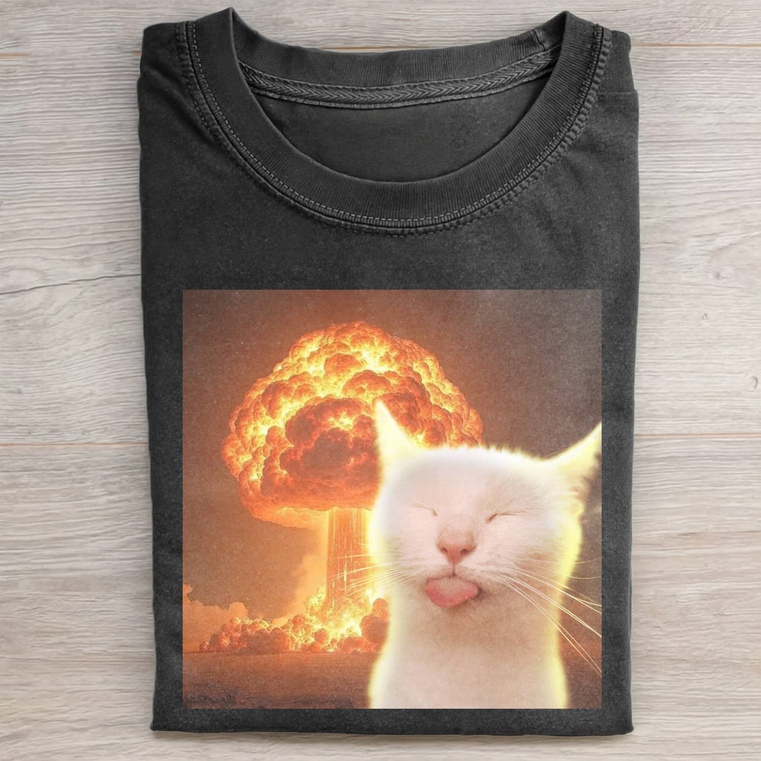 CAT MEME MOOD ICON T-SHIRT