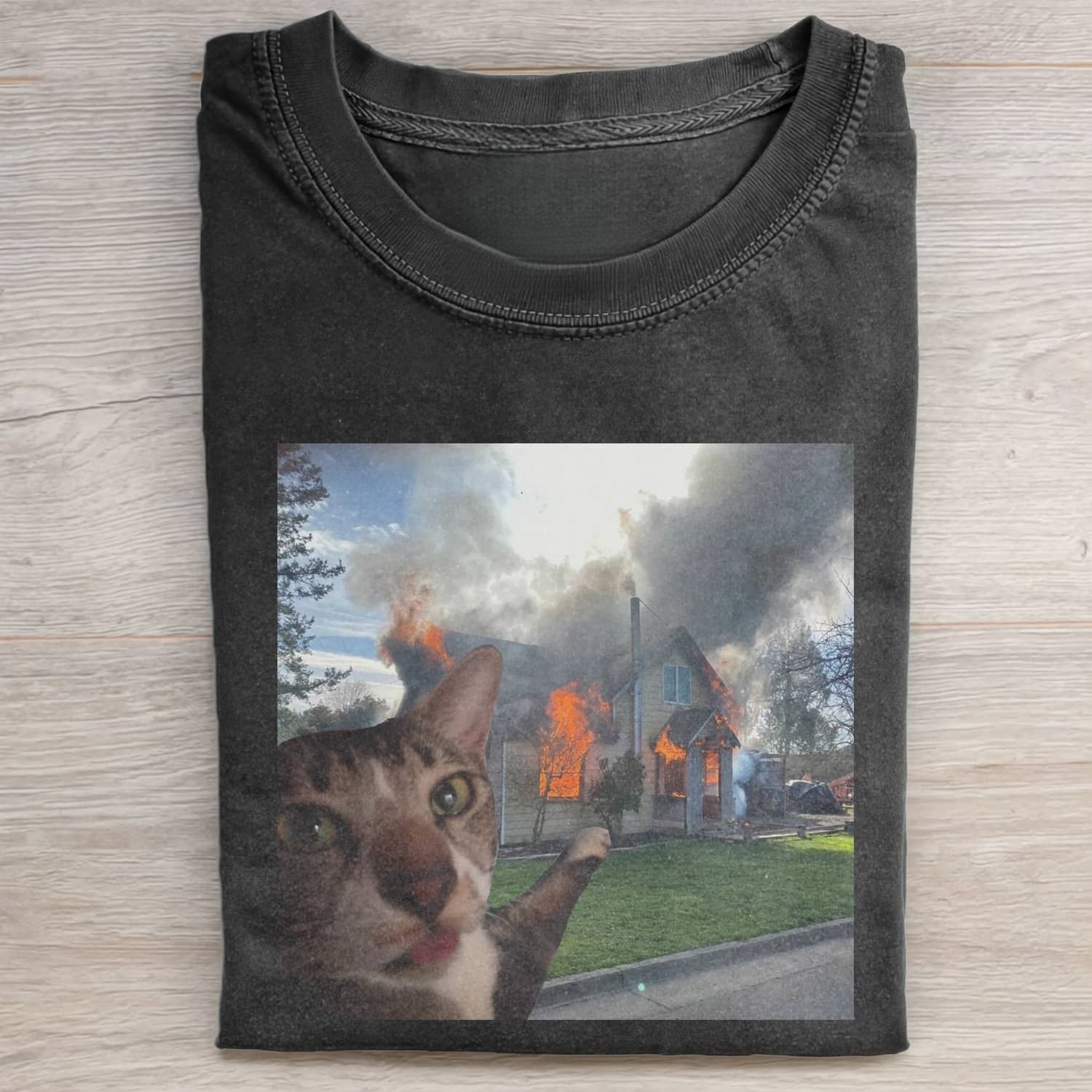 CAT MEME ICON T-SHIRT