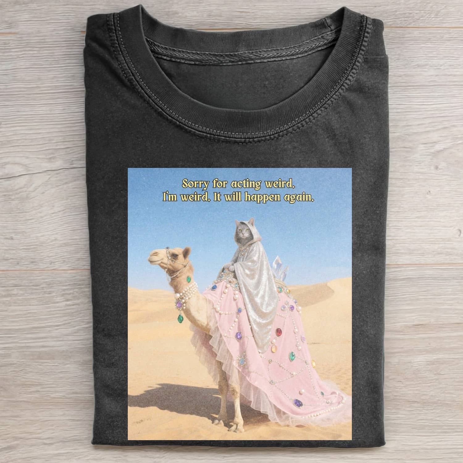 CAT MEME MOOD ICON T-SHIRT