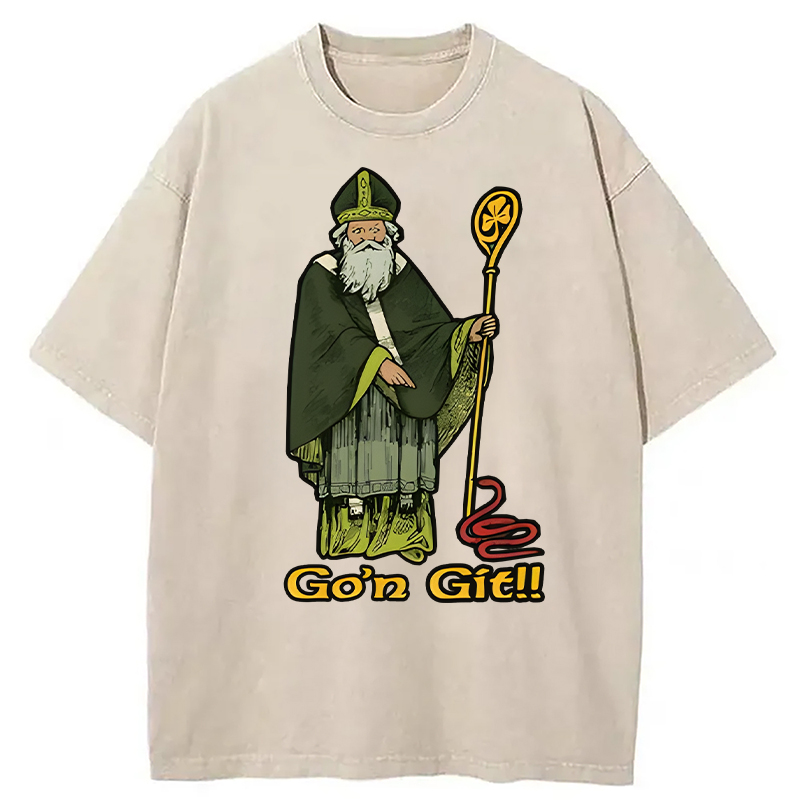 Funny Go'n Git Washed T-Shirt - Vintage Washed Apparel by VanceMade