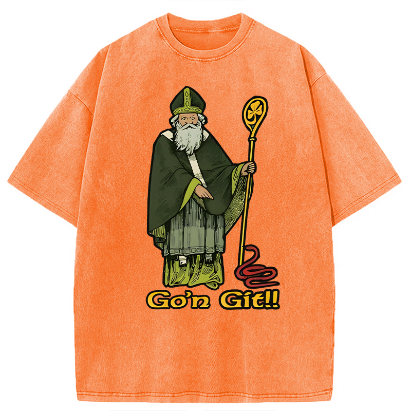 Funny Go'n Git Washed T-Shirt - Vintage Washed Apparel by VanceMade