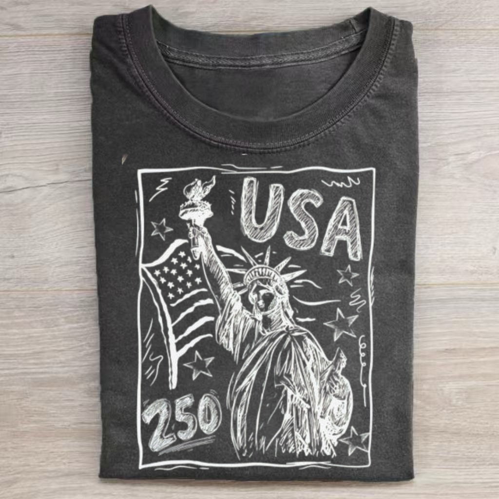 Liberty Statue Sketch T-Shirt