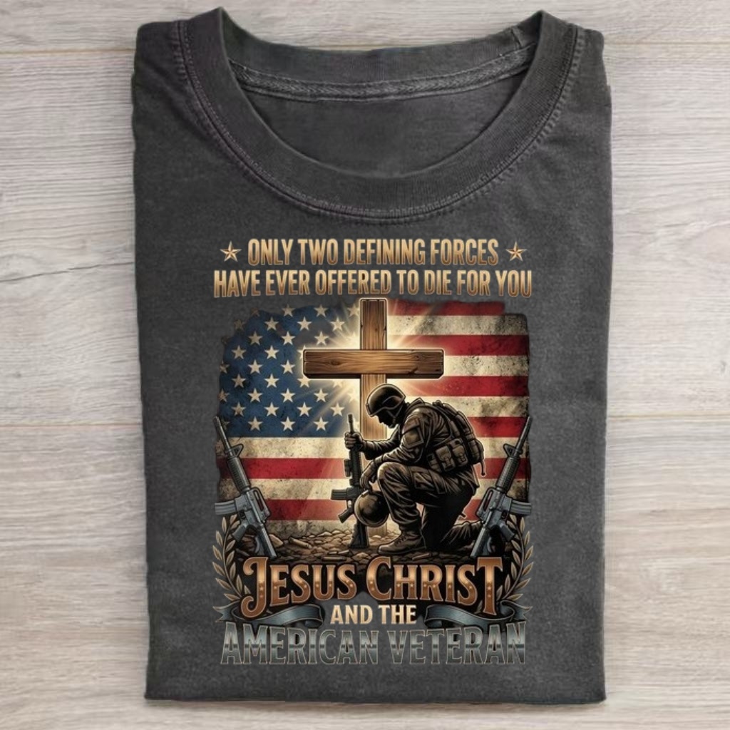 Veteran & Faith Patriotic T-Shirt