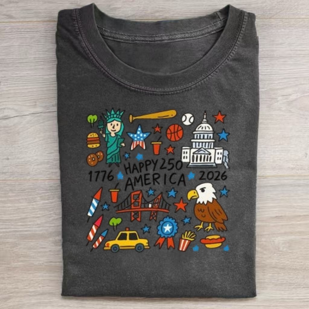 250th Anniversary Doodle Art T-Shirt
