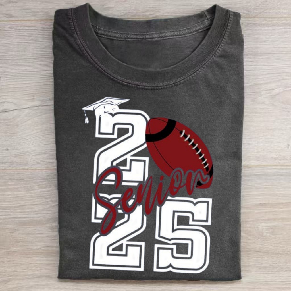 2025 Senior Football Graduation T-Shirt