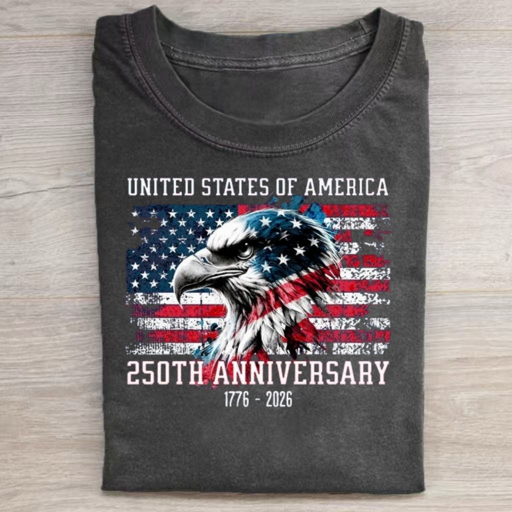 Bald Eagle 250th Flag T-Shirt