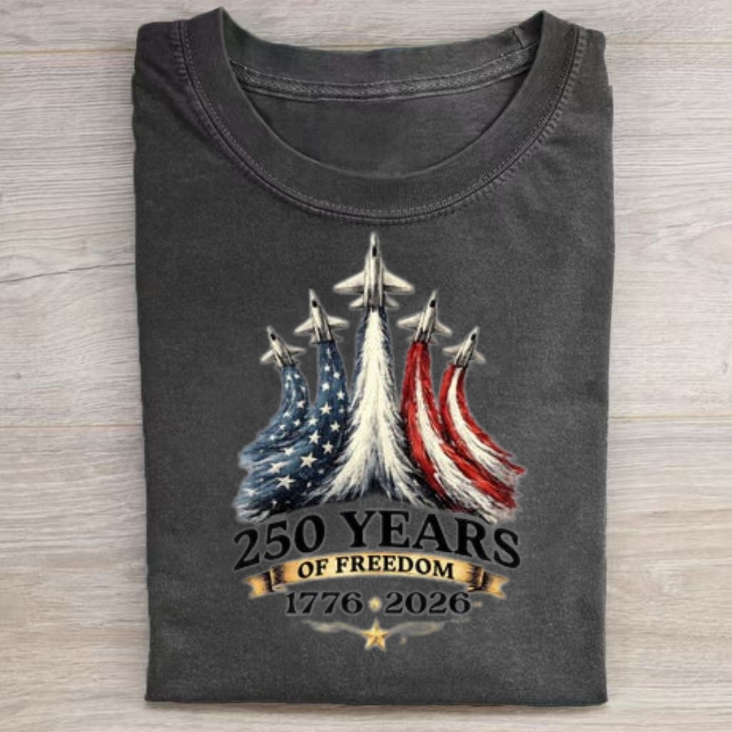 Freedom Jet Flag T-Shirt