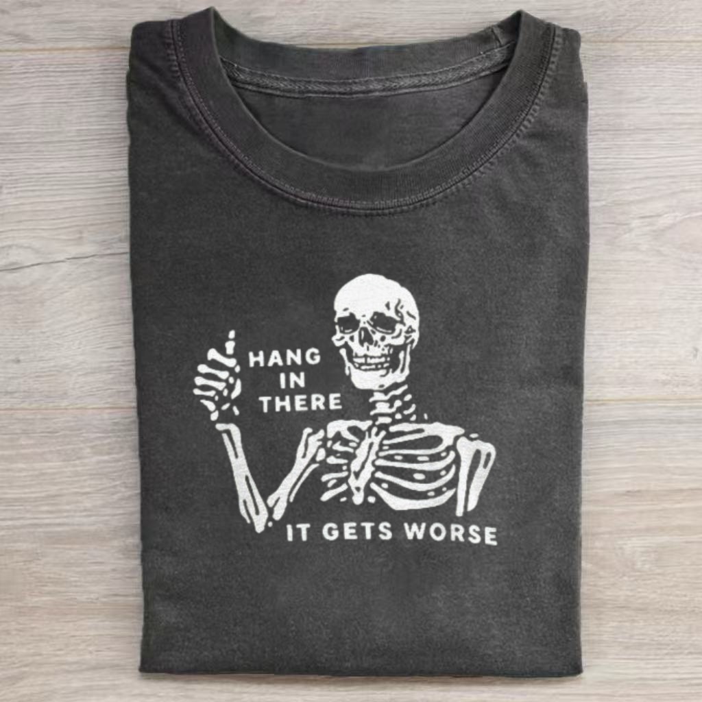 Sarcastic Skeleton Funny Quote T-shirt